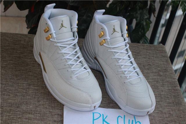 Authentic Air Jordan 12 OVO White Release Version （Nike pairs）